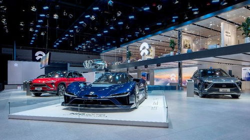 NIO蔚来展台海外参展者