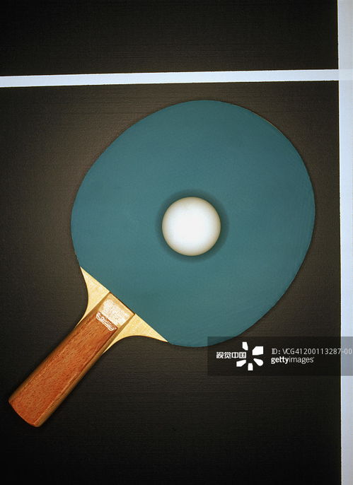 乒乓球拍特写镜头
