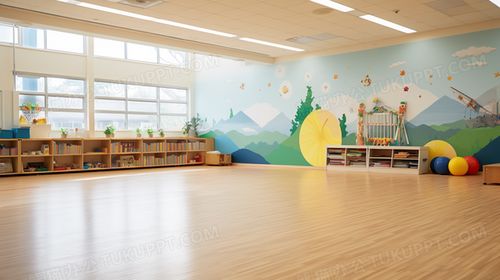 幼儿园教室内部场景照片