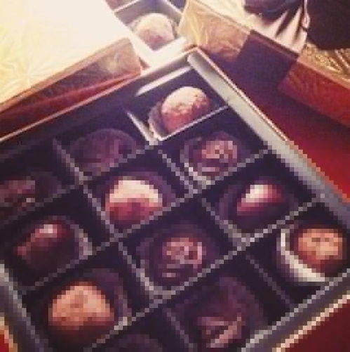 手工巧克力礼盒实物图