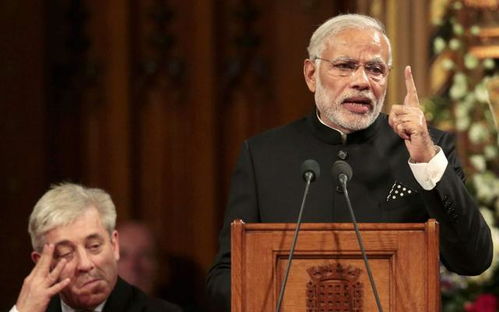 印度总理莫迪在联合国大会发表讲话