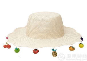 夏季户外戴草帽