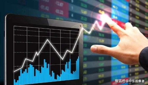 股票交易大厅人群观察图