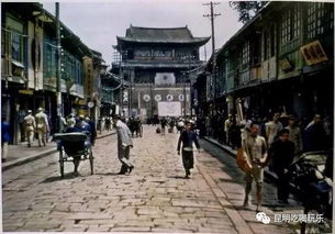 昆明市街景俯瞰图