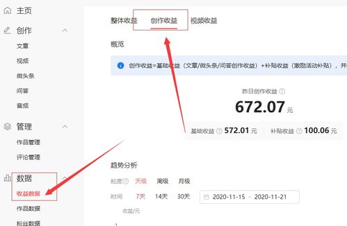 电脑屏幕显示自媒体后台数据增长曲线图
