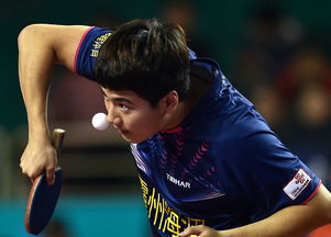 梁靖崑比赛中挥拍击球