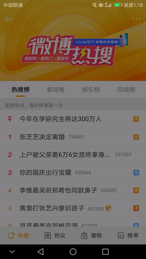 抖音平台相关热搜截图
