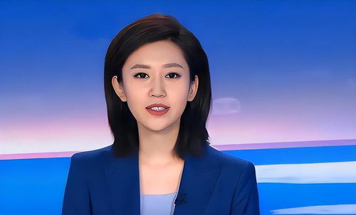 方静在新闻台播报的照片