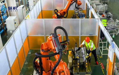 智能制造车间内AI与工人协同工作场景