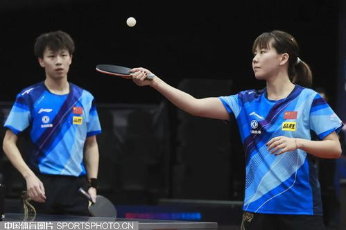 林诗栋与蒯曼赛场默契配合