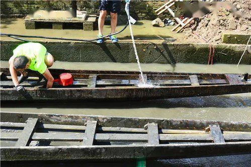 松木龙船浮出水面的瞬间