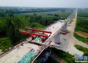 郑万高铁施工现场