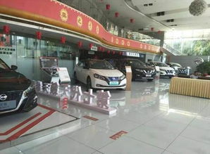 日产汽车展厅空无一人