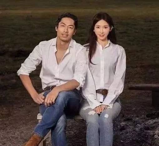 林志玲与丈夫黑泽良平合影