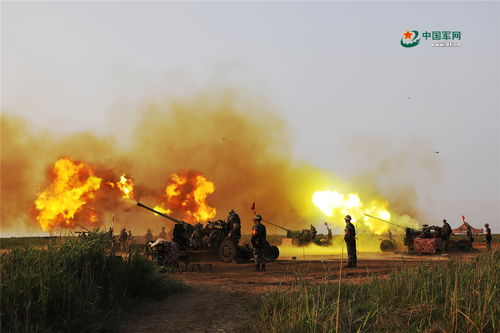 印巴边境夜晚交火火光四射场景