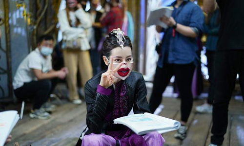 认真工作的热巴