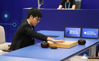 柯洁在比赛中对弈照片