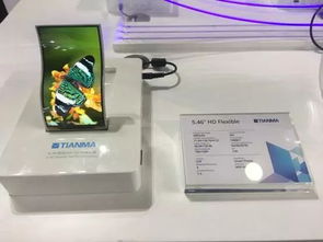 天马微电子柔性OLED技术展示图