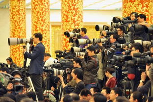 白宫外记者云集