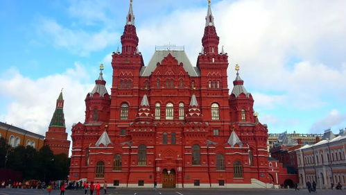 莫斯科著名教堂外观图