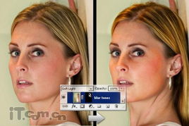 AI生成人物面部细节对比图