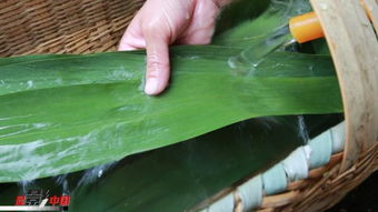 北方咸肉粽子特写