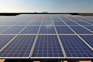 太阳能光伏板阵列