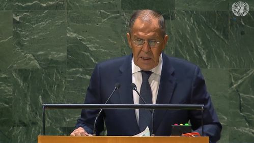 拉夫罗夫在联合国会议上发言