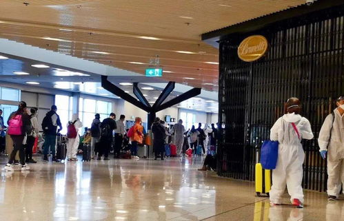 留学生回国机场场景