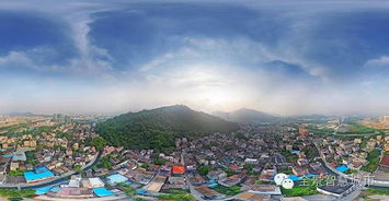 凤阳鼓楼全景航拍图