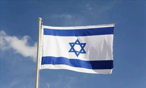 以色列国旗在风中飘扬