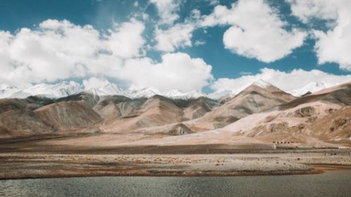 印巴边境卫星俯瞰图