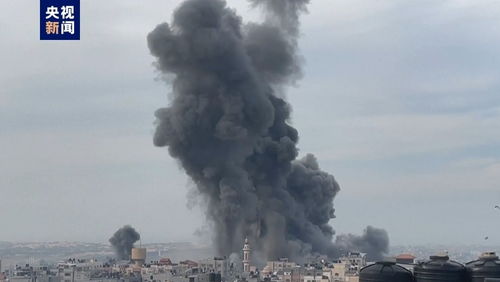 加沙地带空袭现场照片