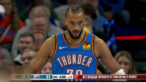 雷霆主场狂胜森林狼，系列赛2-0领先！SGA统治级表现引爆俄城