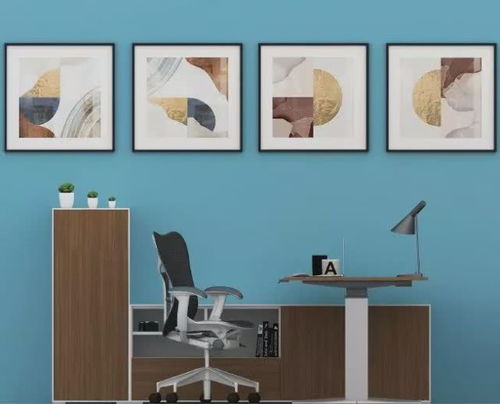 办公室白领轻松办公场景