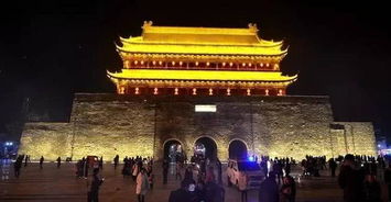 凤阳鼓楼夜景全景