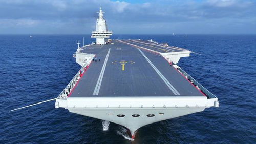 福建舰舰载机甲板布局展示图