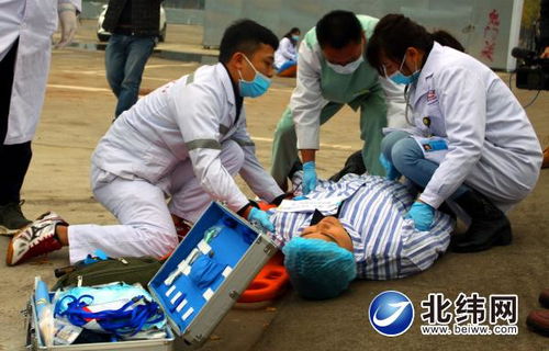 高原急救现场模拟图