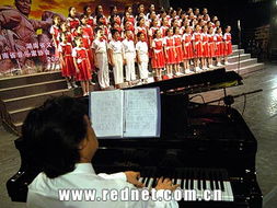 抗战时期的群众合唱场景