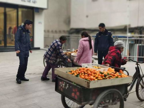 流动甜品摊卫生状况示意图