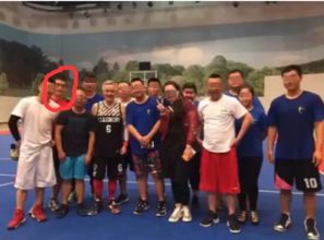 白涛和儿子在训练场上的合影