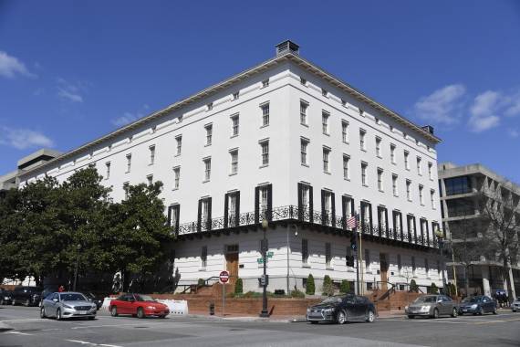 美国贸易代表办公室外景