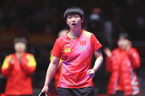 孙颖莎与王曼昱在决赛场上对打