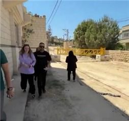 外交使团在杰宁难民营考察时遭枪击