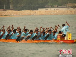 浙江桐乡龙舟比赛激烈进行中