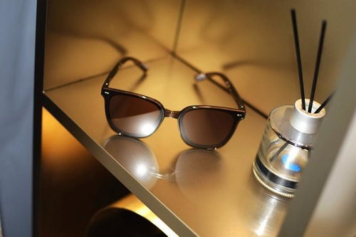 用户佩戴米家折叠偏光太阳镜套镜实拍图