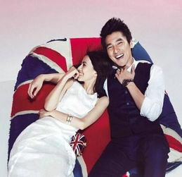 高圆圆与家人在花园散步