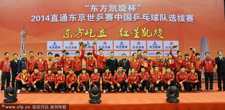 国乒全体队员合影