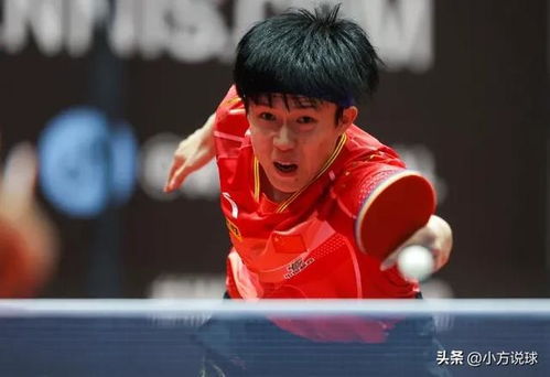 王楚钦站在领奖台前