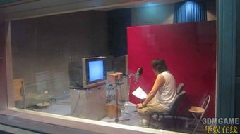 游戏配音现场工作照